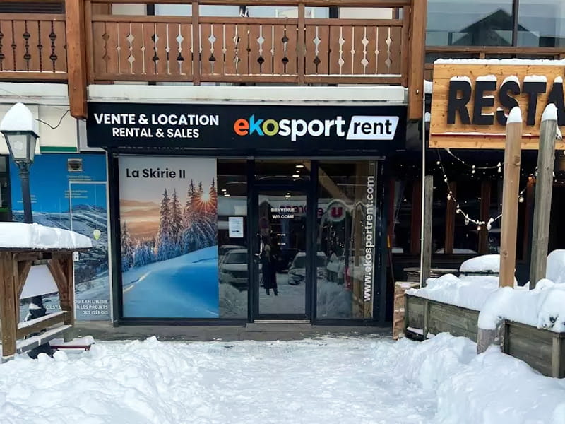 Ski hire shop Ekosport-Rent La Skirie 2 in 70 Avenue de la Muzelle, Les Deux Alpes