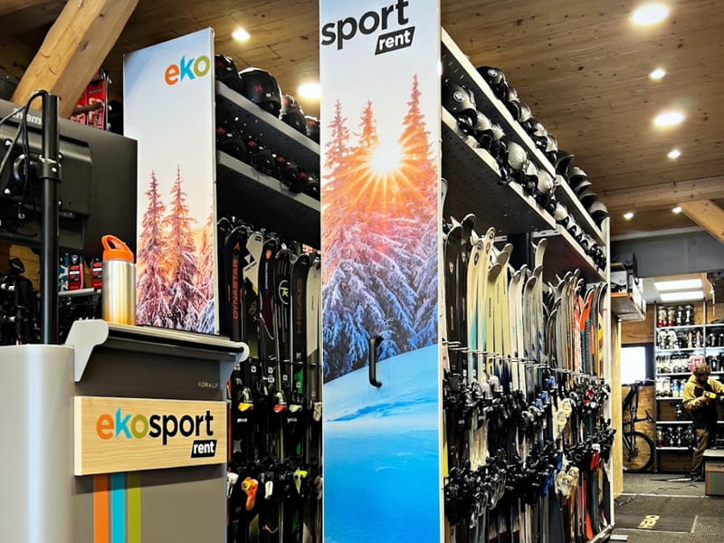 Ski hire shop Ekosport-Rent La Skirie 2 in 70 Avenue de la Muzelle, Les Deux Alpes